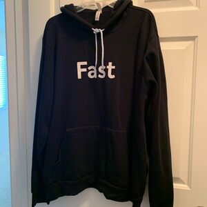 Black Hooded Sweatshirt with pockets -3XL